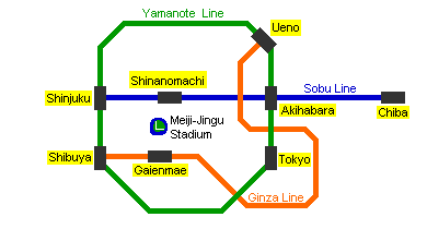 Fukuoka Yahoo Dome Seating Chart